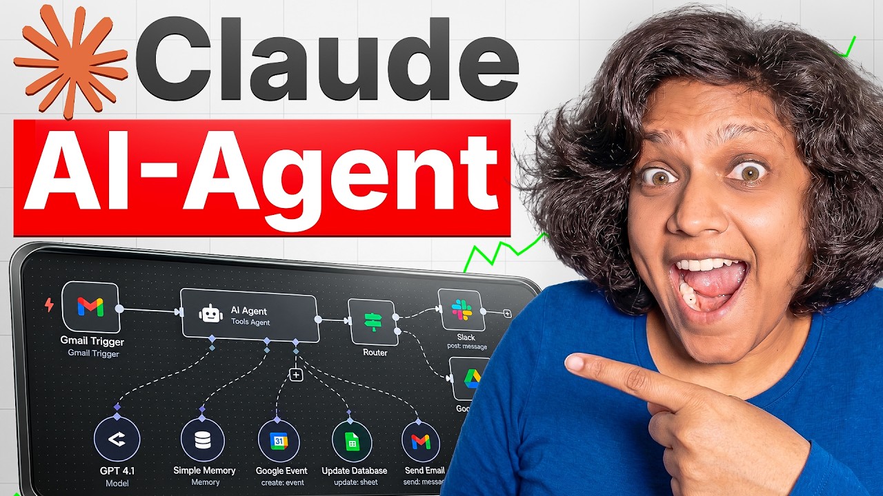 How to Build AI Agents in 22 minutes Using Claude (for beginners)