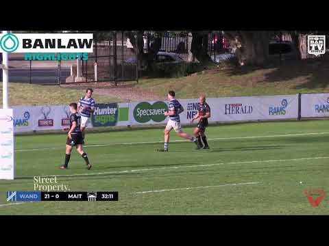 2019 NHRU - Premier 1 Preliminary Final Highlights - Wanderers v Maitland