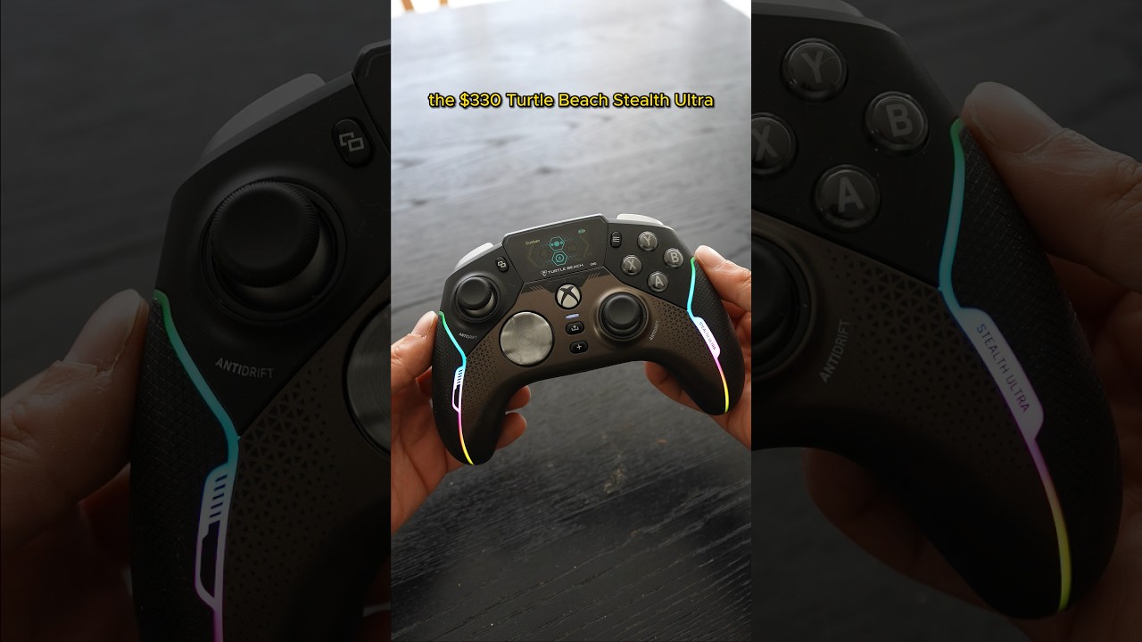 The Turtle Beach Stealth Ultra controller has a 1.5-inch display #TurtleBeachStealthUltra