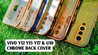 Vivo Y12 Y15 Y17 & U10 Chrome Cover | Back Cover | Vivo Y12 Y15 Y17 & U10 Golden Cover/Cover Stylish