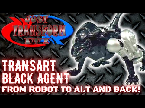 JUST TRANSFORM IT!: TransArt Black Agent (Beast Wars Ravage)