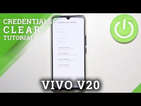 How to Clear Credentials on VIVO V20 – Remove All Credentials
