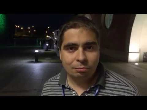 Peter Makk, poster price winner at Graphene Week 2016