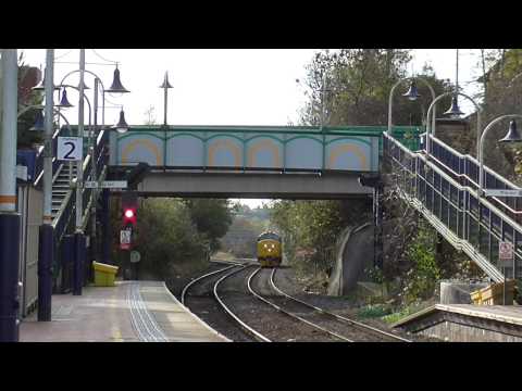 Class 37 37558 at Kirkby in Ashfield Station 2 Nov 2016