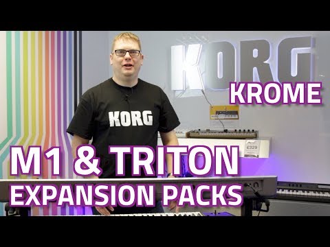 Korg M1 & Triton Expansion Packs for Krome - EXCLUSIVE NEW SOUNDS! Overview & Demo with Luke Edwards