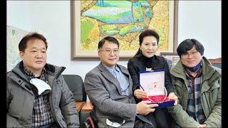 광주장애인미술協, 하주아 남구의원에 감사패 전달