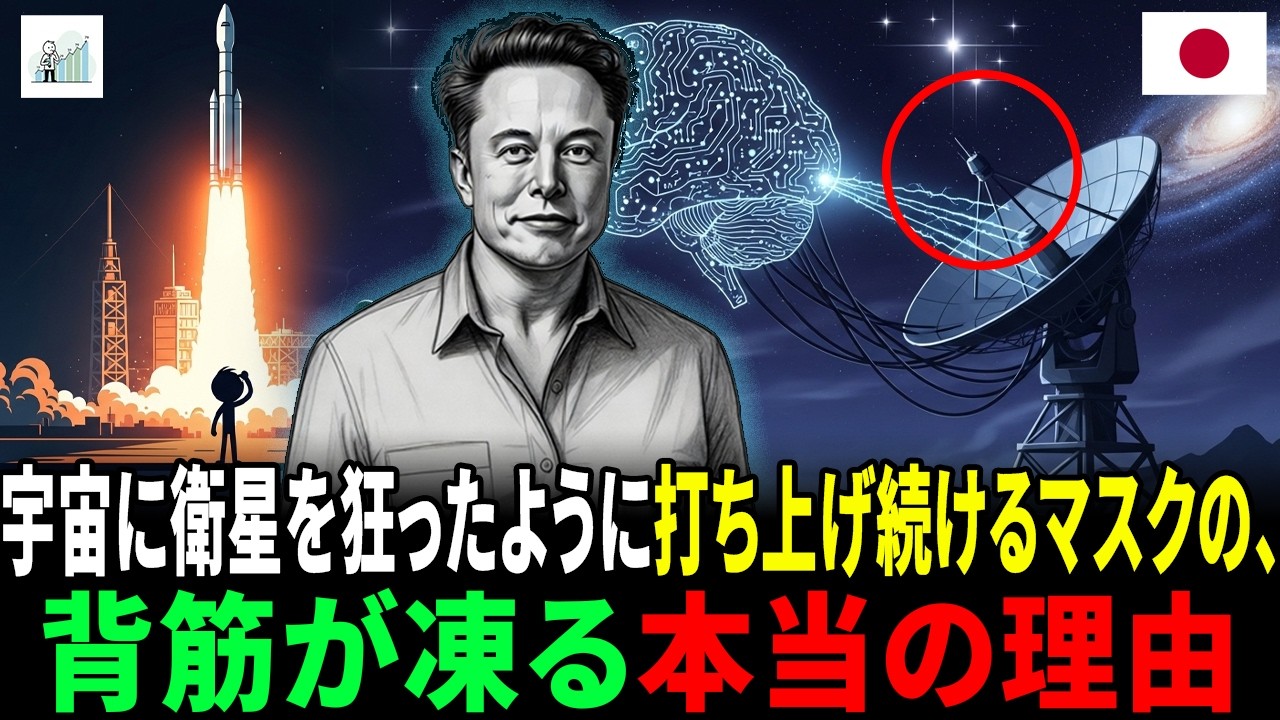 イーロン・マスクが宇宙に衛星を狂ったように打ち上げている理由
