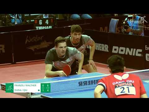 Patrick Franziska/Ricardo Walther vs Qiu Dang/Benedikt Duda | German National Championships 2019