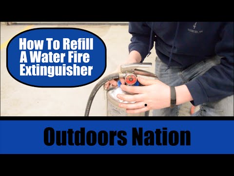 How To Refill/Recharge a Water Fire Extinguisher