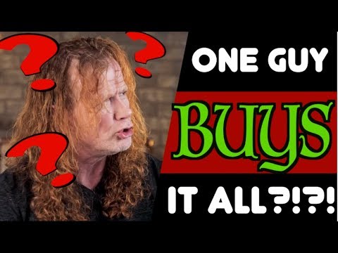 One Guy Bought Out Megadeth's Reverb Guitar Shop + Rumours of Dave Mustaine Switching to Gibson?