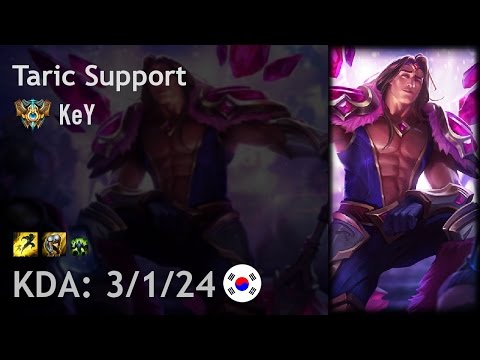 Taric Support vs Bard - KeY - KR Challenger Patch 6.21
