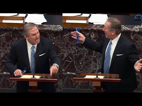 Senators Laugh At Trump Impeachment Trial Lawyer 2/13/2021
