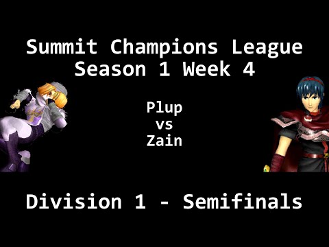 SCL1.4 - Plup (Sheik) vs Zain (Marth) - Division 1 - Semifinals