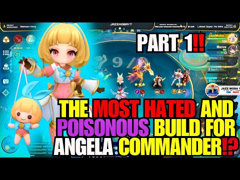 THE MOST HATED BUILD AND POISONOUS BUILD FOR ANGELA PART1! #mcgg #mlbb #magicchessgogo #magicchess