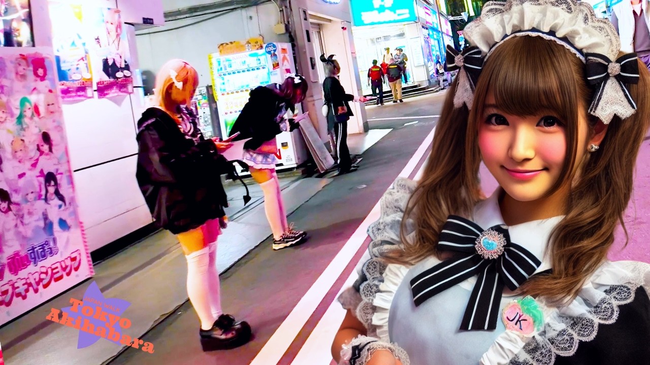 Tokyo Akihabara 🐶 Night Crepes ♪💖 4K Non-Stop 1 Hour