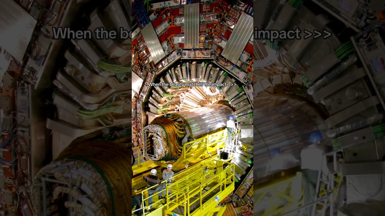 This is the beauty of the CMS experiment at CERN.