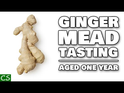 Ginger Mead One Year Tasting - Aged Ginger Mead