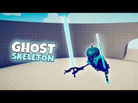 GHOST SKELETON 1 VS 1 EVERY UNIT | TABS SPOOKY SEASON GAMEPLAY