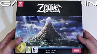 Zelda: Link's Awakening Limited Edition UNBOXING Amazing Game Boy Themed Steelbook + Artwork