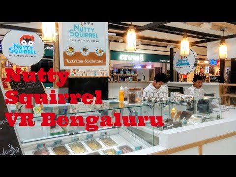 Nutty Squirrel Ice Cream Shop Visit | VR Bengaluru Mall | Bangalore Vlog
