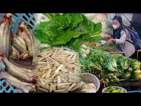 How to cooking soup fish with banana tree  | Primitive TNG