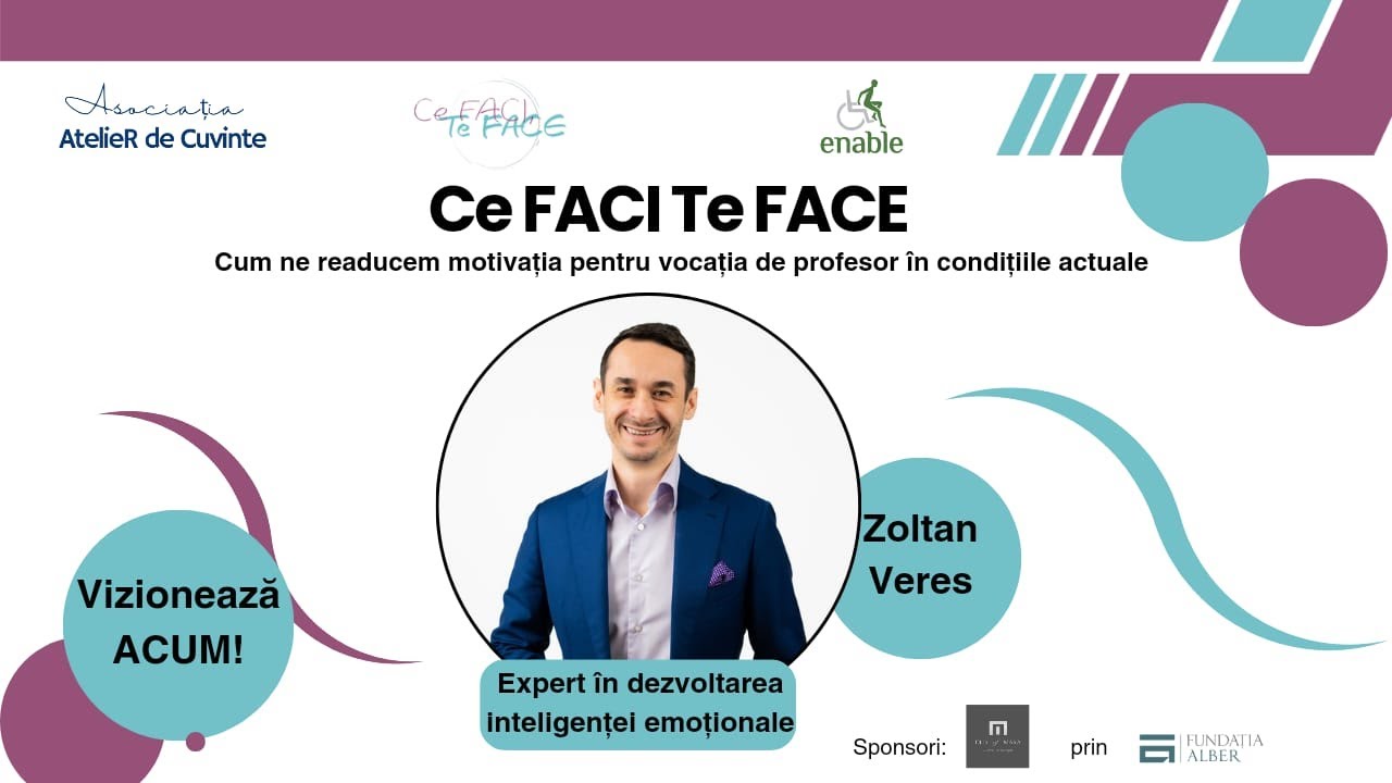 CeFACITeFACE-Cum ne readucem motivația pentru vocația de profesor în condițiile actuale