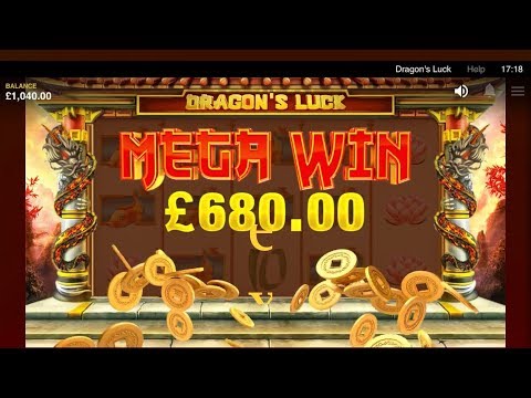 mega win on dragons luck!
