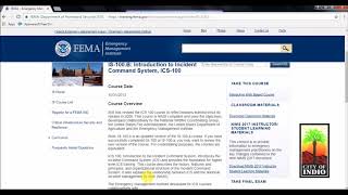 How to start your FEMA training courses