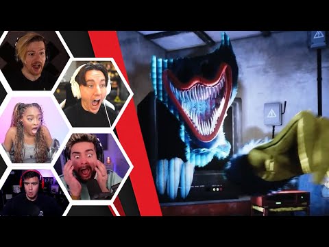 Lets Player's Reaction To The Nightmare Huggy Jumpscare - Poppy Playtime Chapter 3