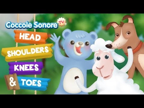 Head, Shoulders, Knees and oToes 🇬🇧 - Canzoni per Bimbi - Coccole Sonore