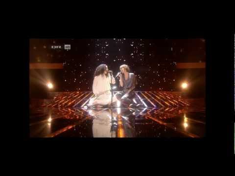 [DK X Factor 2012] Live show 1 | Tandberg & Østenby - Toxic [HD - 1080p]