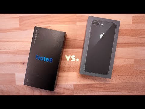 iPhone 8 Plus vs Galaxy Note 8 - Comparison + Camera!