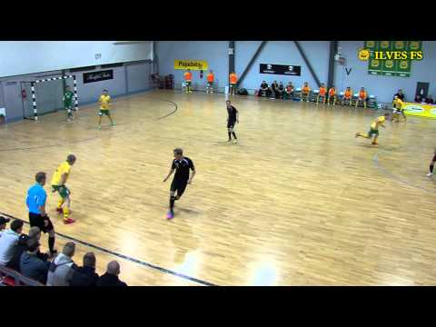 Ilves FS-GFT 3-2 (0-1) 5.4.2014 Futsal-Liiga välierä 1. ottelu maalikooste