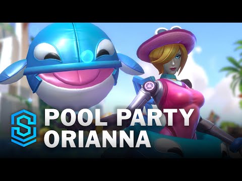 Pool Party Orianna Wild Rift Skin Spotlight