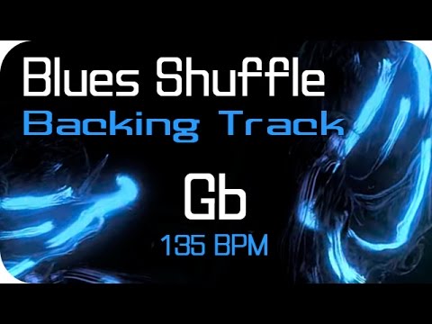 Blues Shuffle Backing Track in Gb (135bpm)