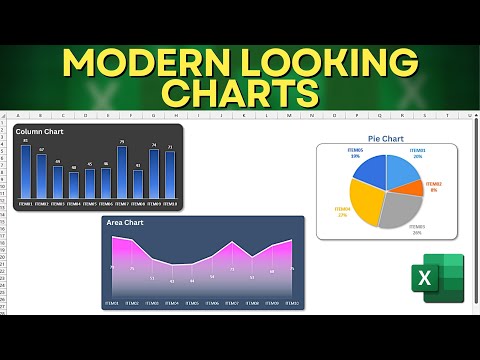 How to Create a Beautiful and Modern Look Chart in Excel Step by Step From Scratch