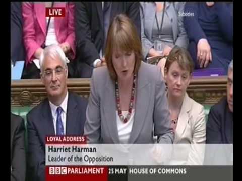 Queens Speech Debate Harriet Harman Humiliates David Cameron 2010