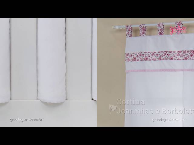 Quarto para Bebê sem Cama Babá Joaninhas e Borboletas | Ref: 62633