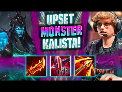 UPSET IS A MONSTER WITH KALISTA! - FNC Upset Plays Kalista ADC vs Tahm Kench! | Season 2022