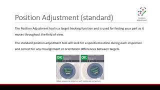 IV3 Vision Sensor Support | Tools | Position Adjustment
