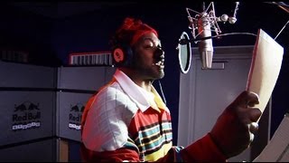 Ghostface Killah raps live in the Red Bull Studio