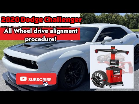 How to do alignment on a 2008-2020 Dodge Challenger. (Challenger R/T Scat Pack)