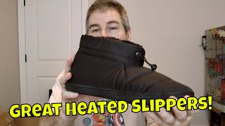 HEATED SLIPPERS FOR MY COLD FEET! ThermalStep Heated Slipper
