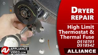 Speed Queen Dryer - Poor Heating - Hi-Limit Thermostat Repair and Diagnostic
