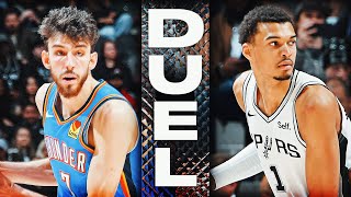 Victor Wembanyama - San Antonio Spurs - Chet Holmgren - Oklahoma City Thunder