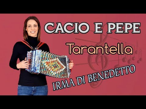 CACIO E PEPE (Tarantella) IRMA DI BENEDETTO - Organetto Abruzzese Accordion, D. Lamano e S. Mosetti