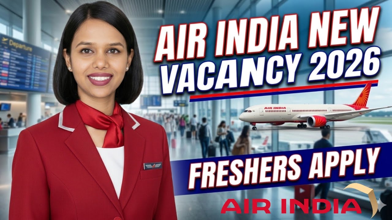 Air India Air Hostess Vacancy Updates 2026 | Freshers Apply 