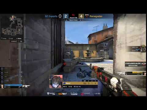 Liazz gets kissed - Renegades vs. G2 - Berlin Major 2019 - Starladder - Inferno