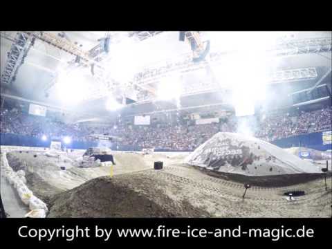 Bühnenpyrotechnik & G-Flame Halftime-Show @ ADAC Supercross 2016