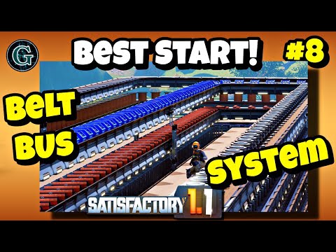 Satisfactory 1.1 Citywide Bus Belt System! Best Start #8